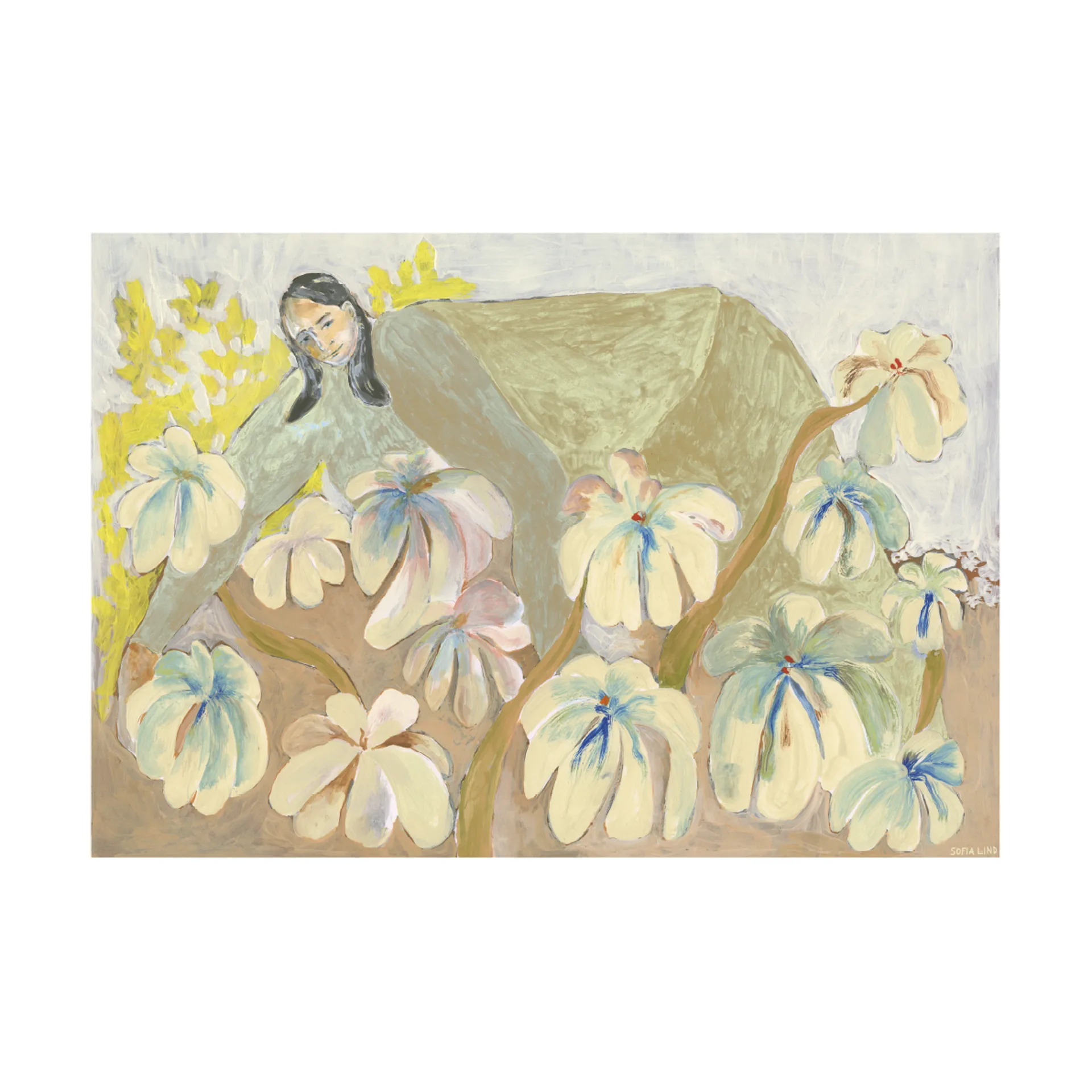 Poster Rose garden, 50x70 cm Fine Little Day