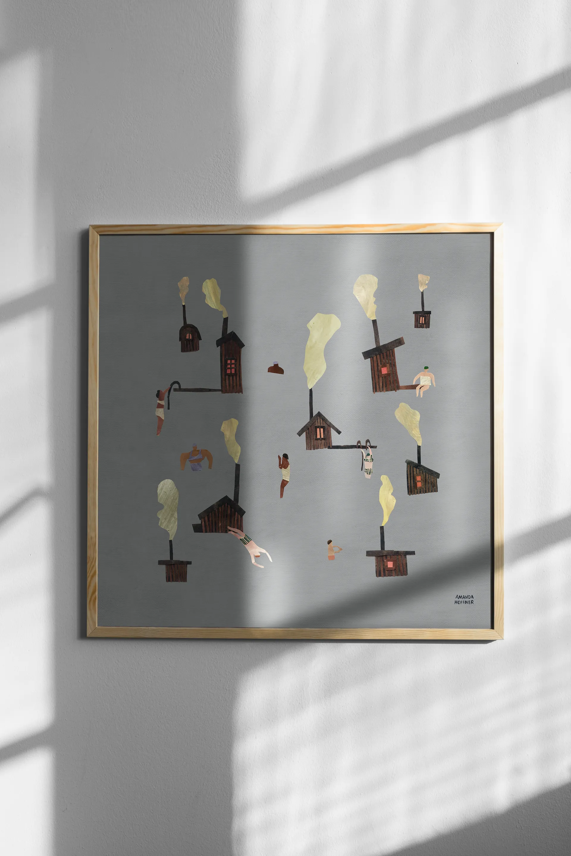 Poster Sauna, 50x50 cm Fine Little Day