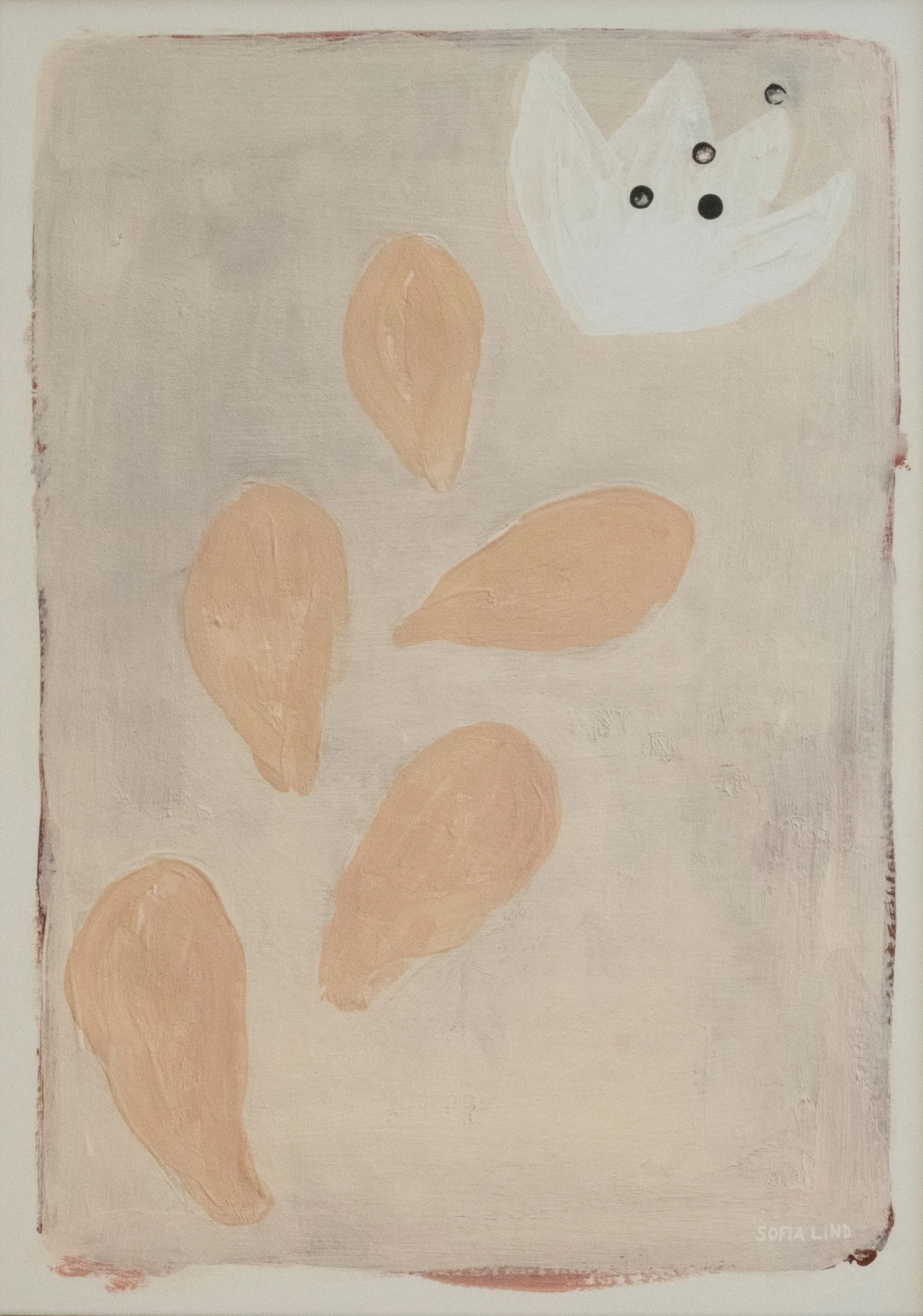 Poster Stone Crop 50x70 cm, Rosa-nude Fine Little Day