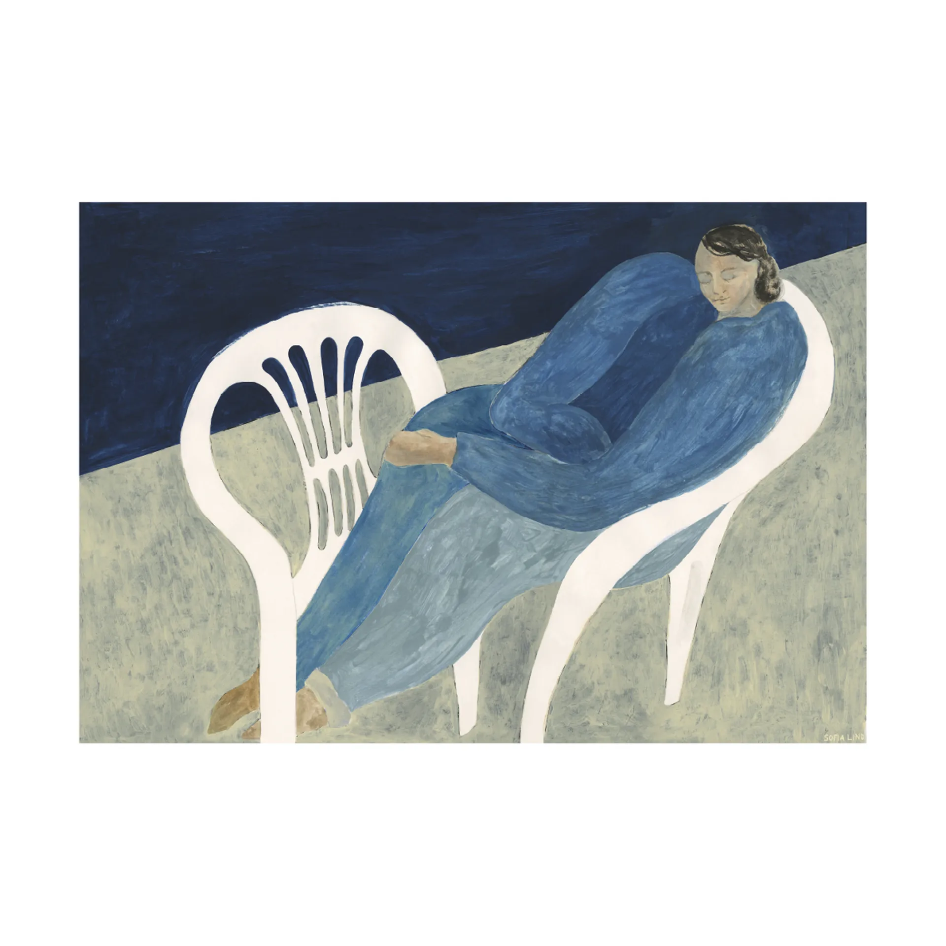 Poster Summer evening, 50x70 cm Fine Little Day