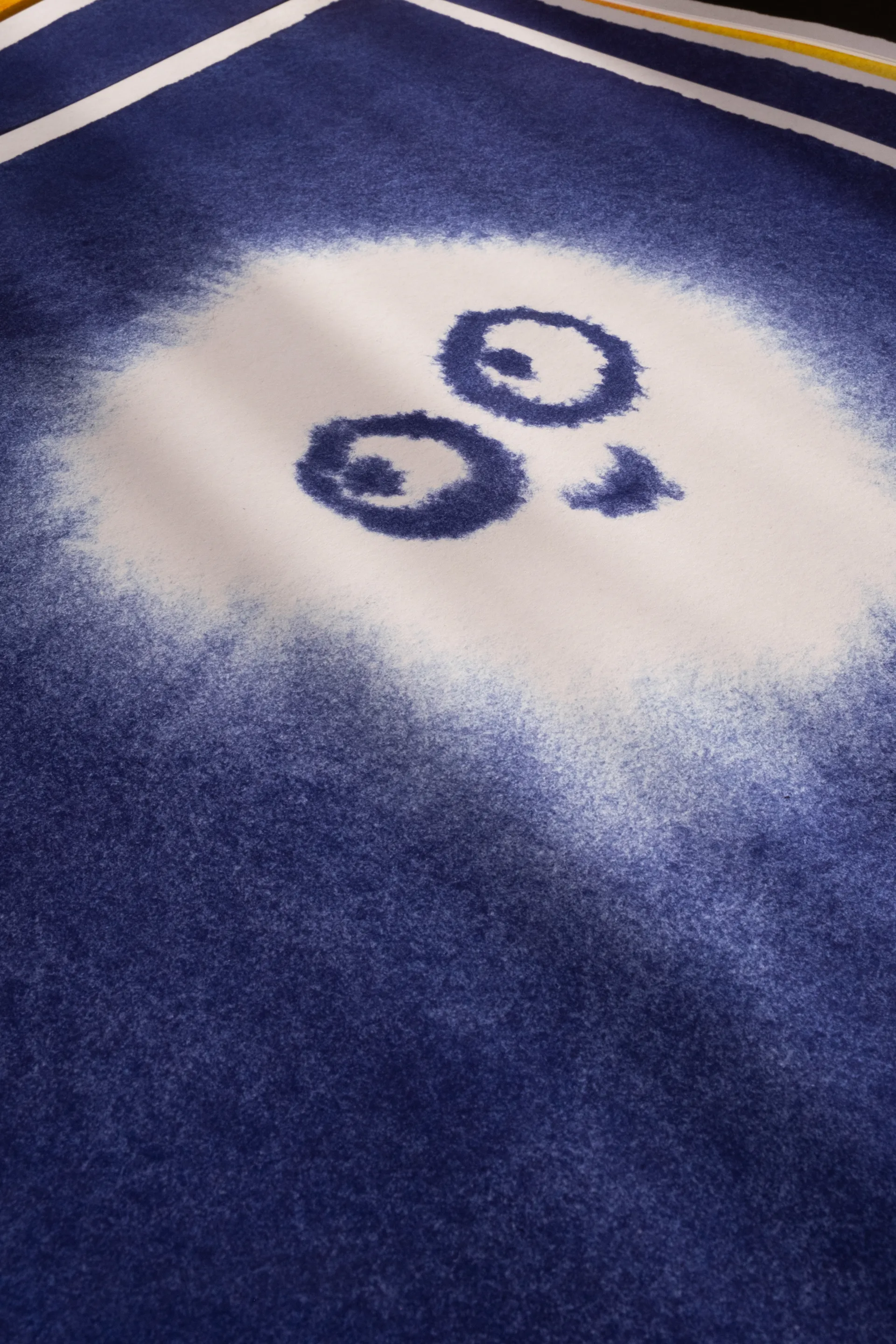 Poster Tufs 50x50 cm, Blu-bianco Fine Little Day