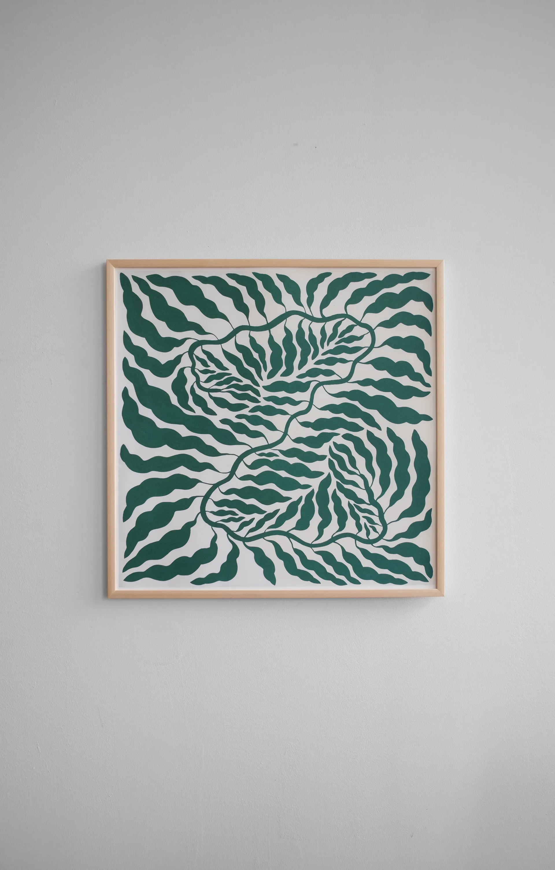 Poster verde, 70x70 cm Fine Little Day