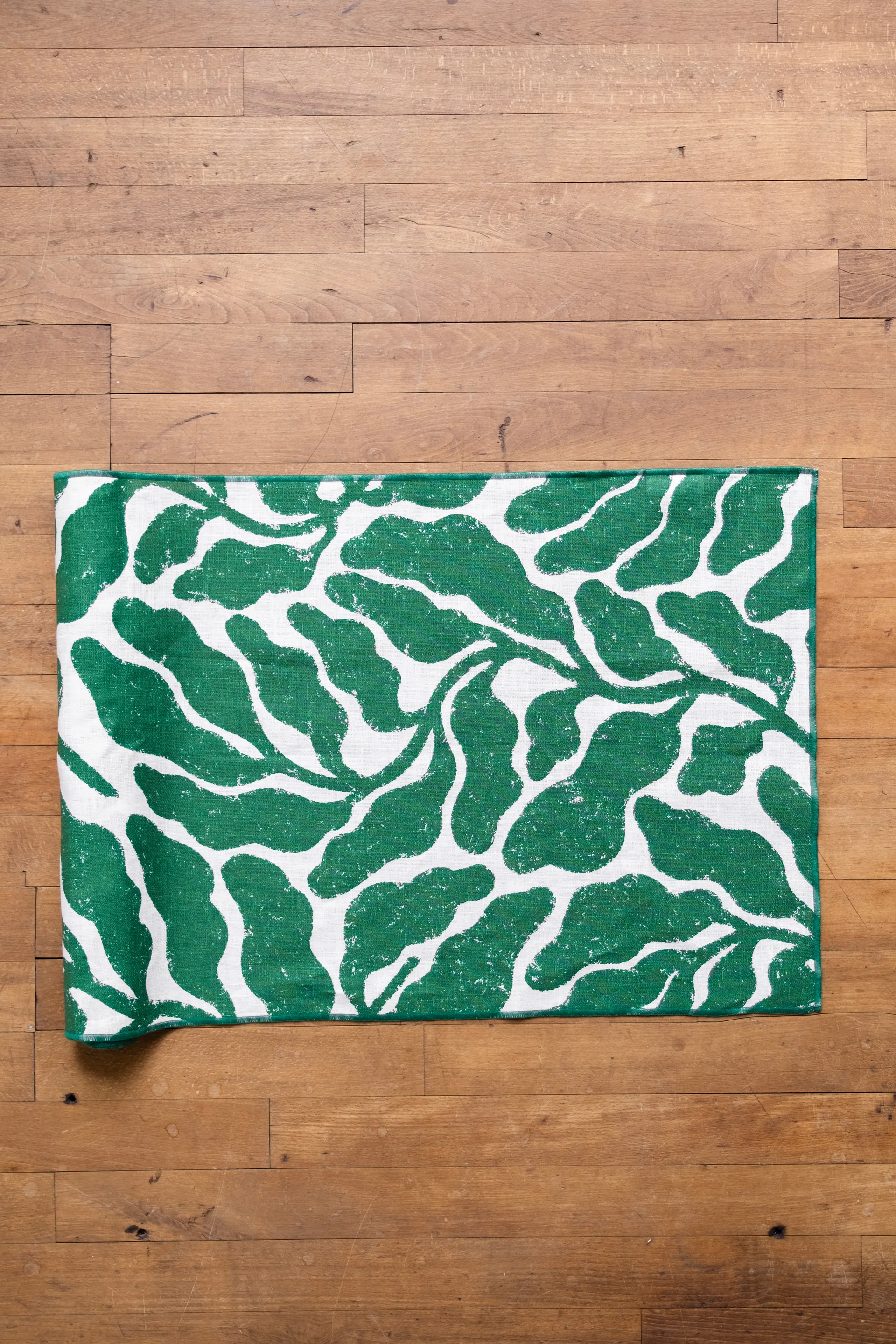 Runner Leaves 45x180 cm, Verde Fine Little Day
