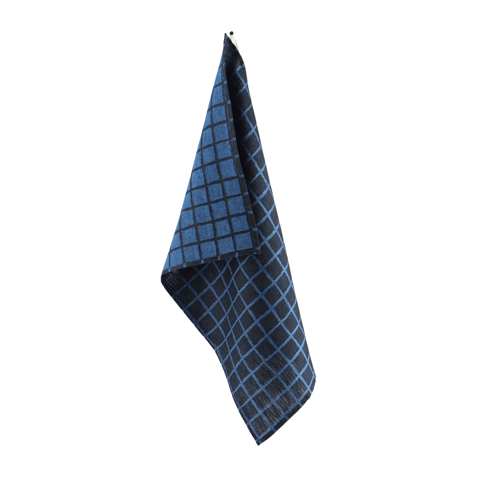 Strofinaccio Rutig in jacquard 47x70 cm, Blu, nero Fine Little Day