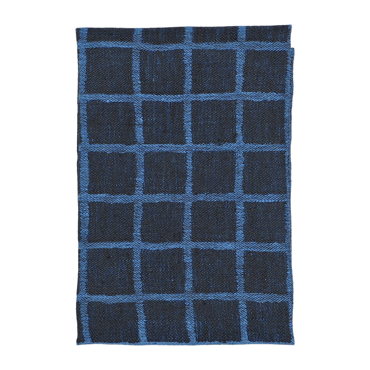 Strofinaccio Rutig in jacquard 47x70 cm, Blu, nero Fine Little Day