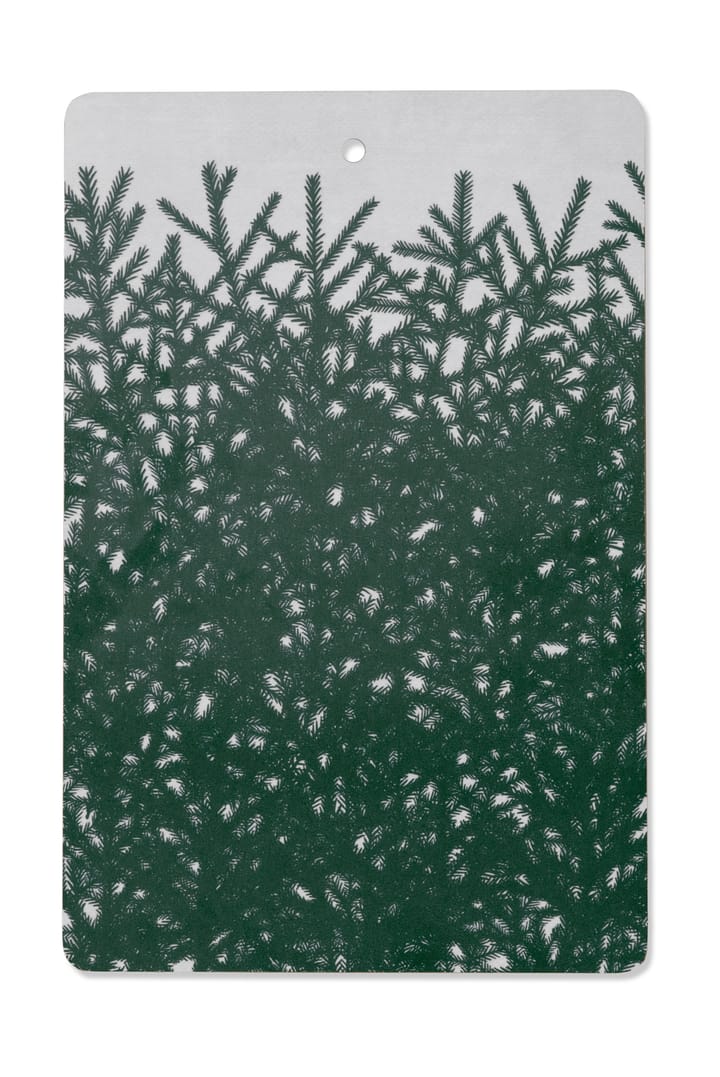 Tagliere Granris 21x31 cm - Bianco, verde - Fine Little Day