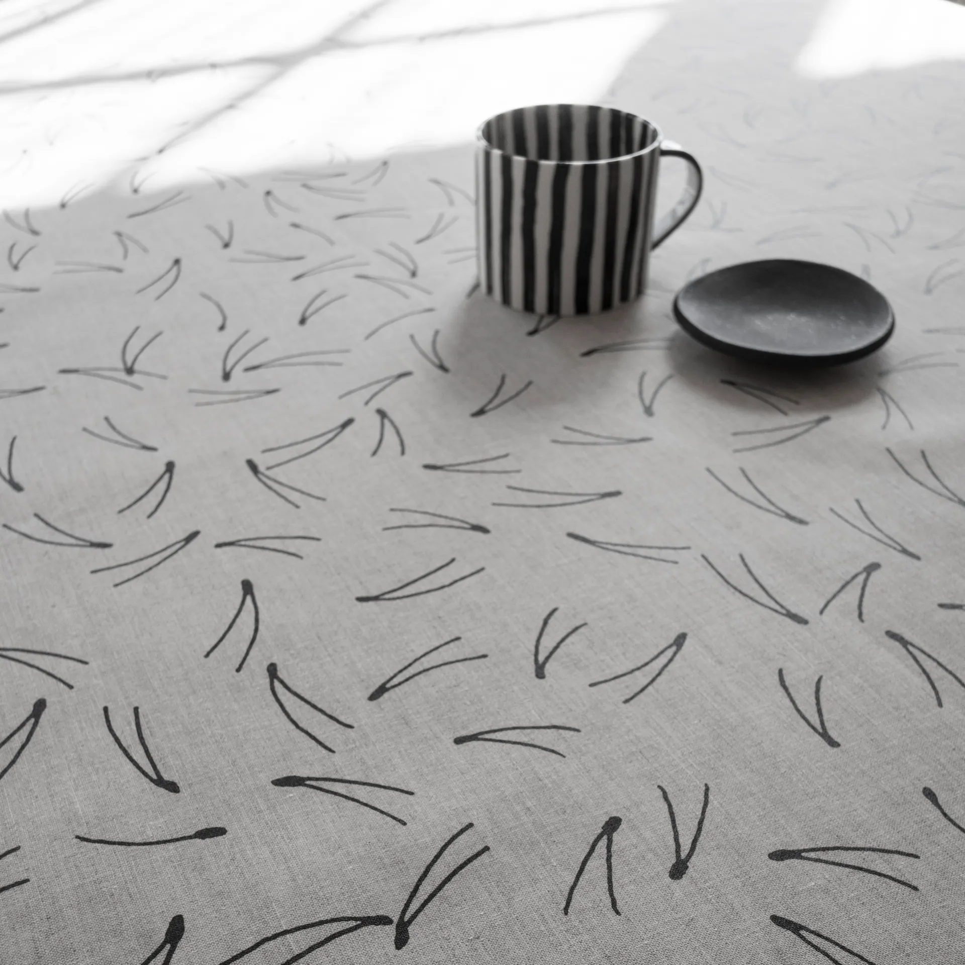 Tela cerata Barr, Nero-nature Fine Little Day