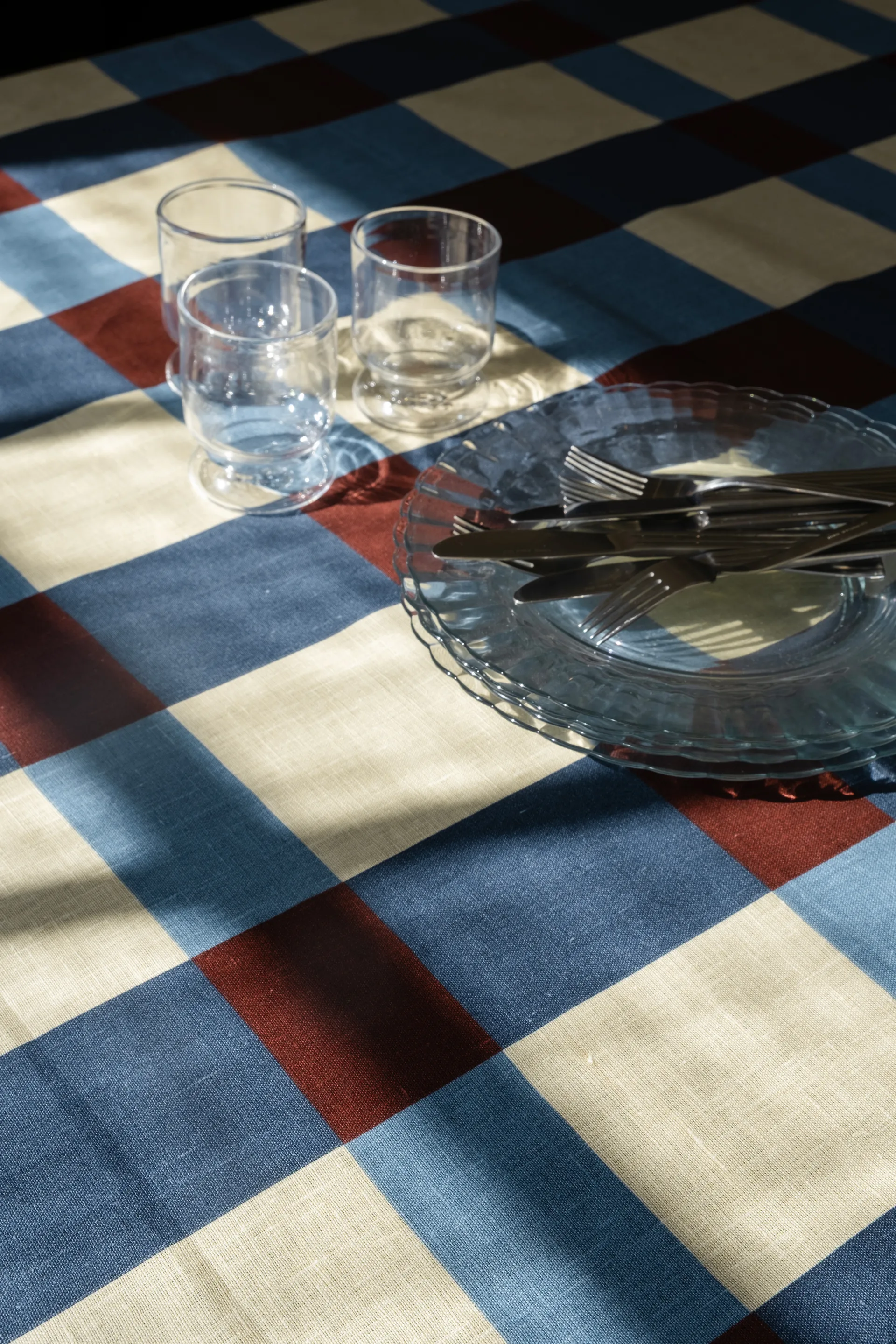 Tovaglia Fält 149x250 cm, Prugna Fine Little Day