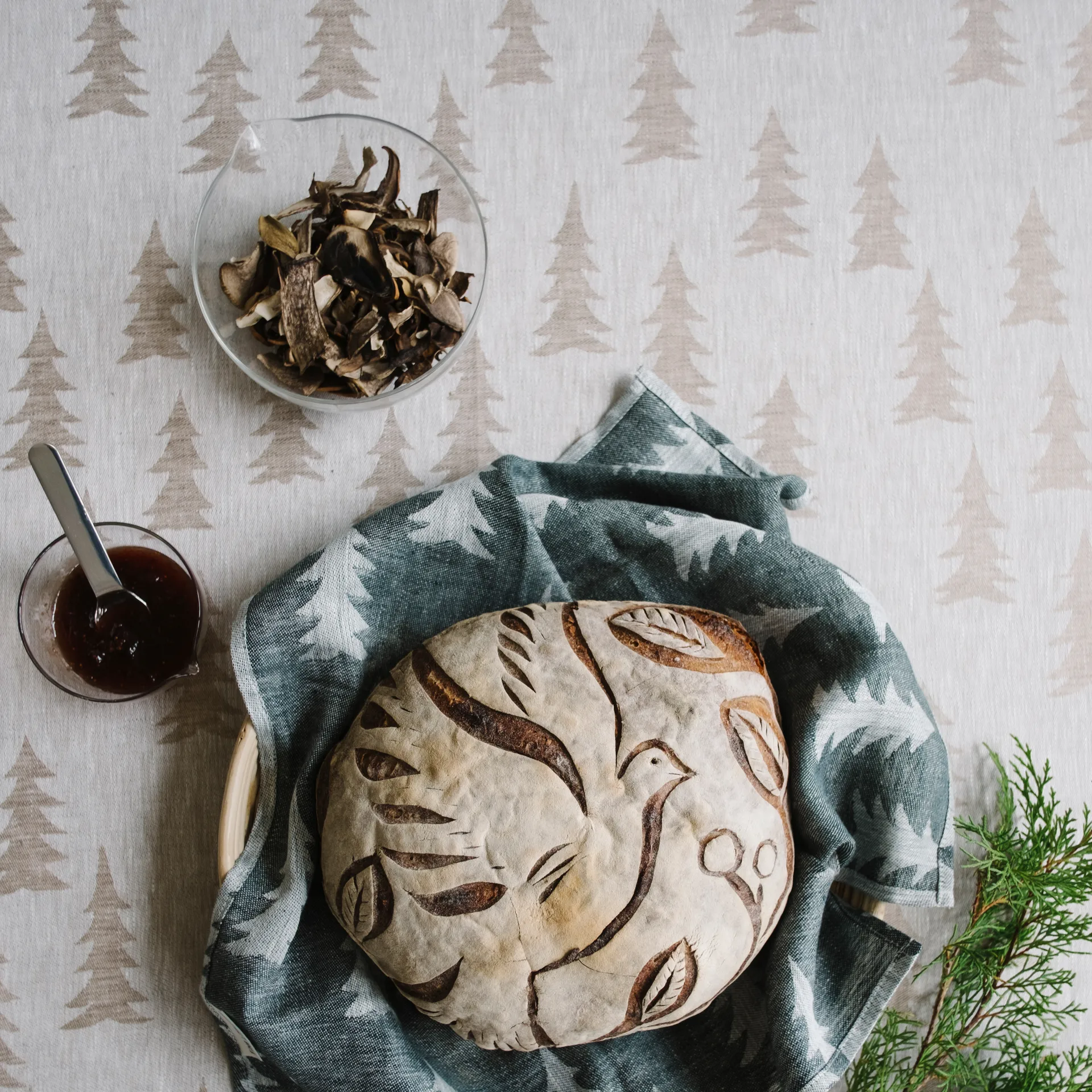 Tovaglia Gran in lino, 147x147 cm, Sabbia Fine Little Day