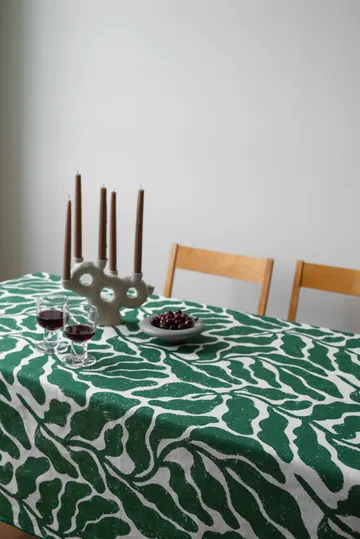 Tovaglia Leaves - Green, 149x250 cm - Fine Little Day