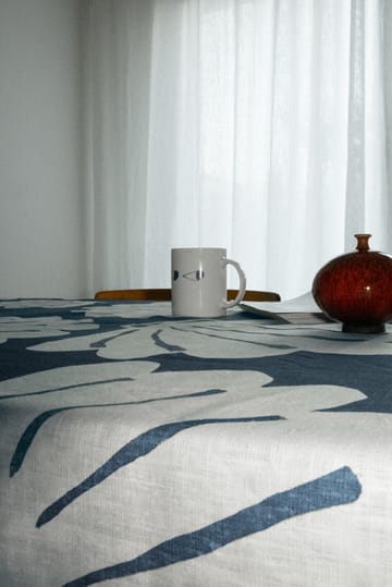 Tovaglia lino Shell 149x149 cm - Blu - Fine Little Day