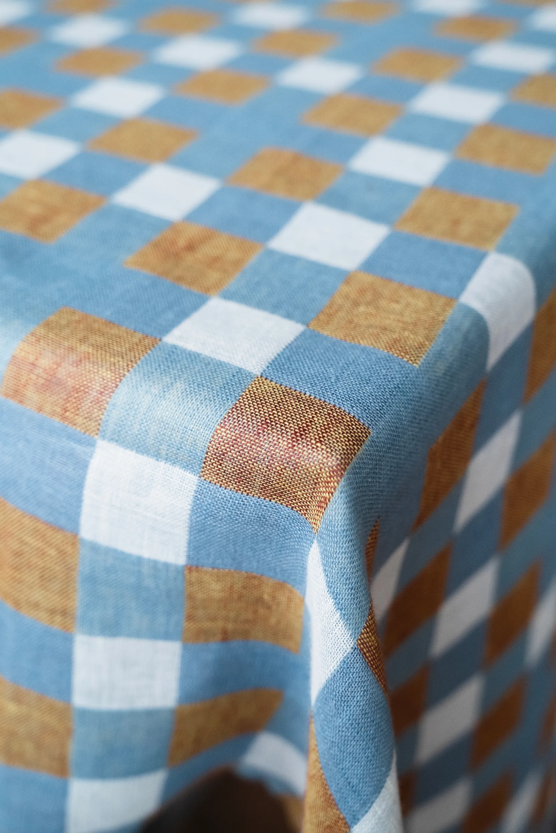 Tovaglia Rutan a quadri 147x250 cm, Avena Fine Little Day