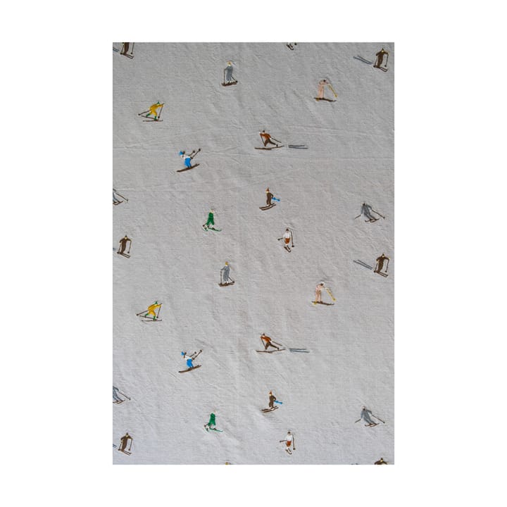 Tovaglia Skiers 147x250 cm - Colore naturale - Fine Little Day