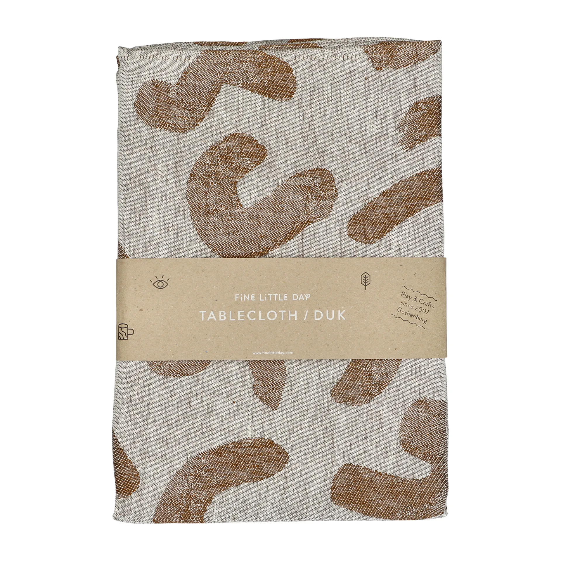 Tovaglia Udon, 147x250 cm, Marrone Fine Little Day