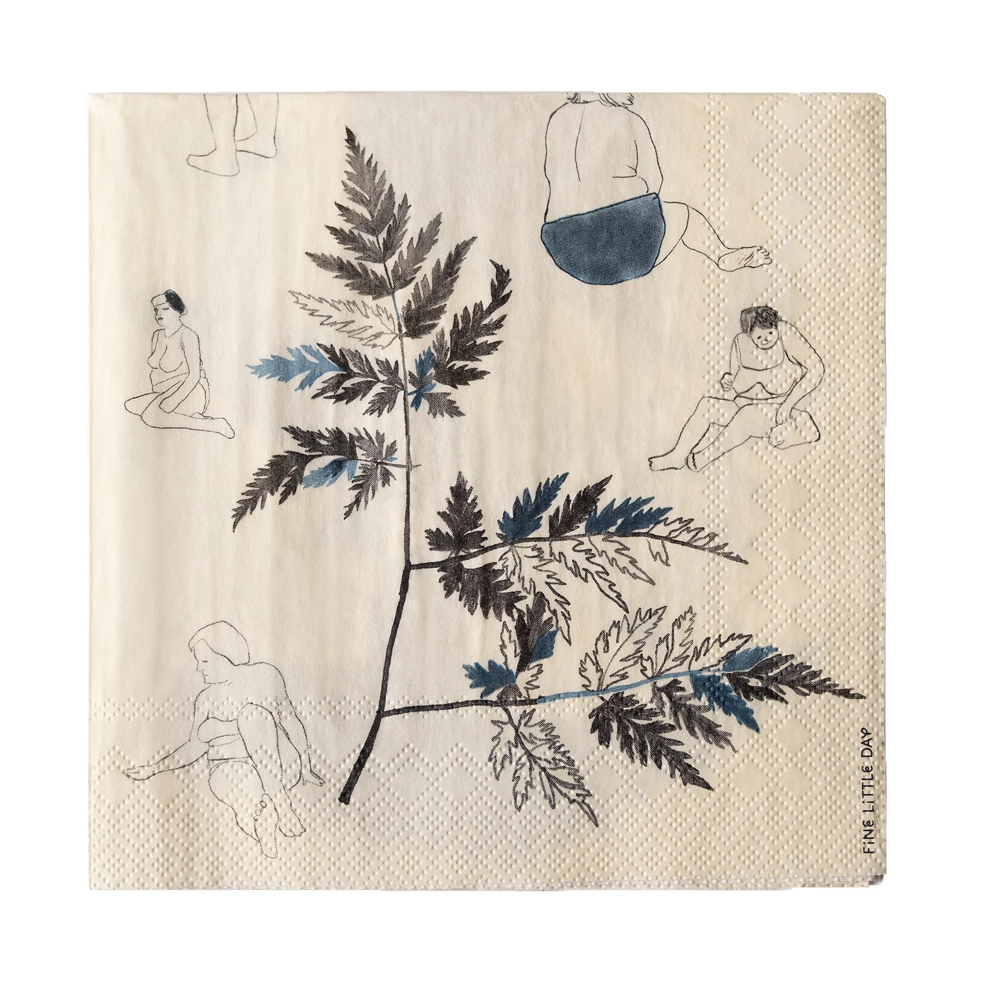 Tovaglioli Saltholmen confezione da 25, Giallo-grigio Fine Little Day