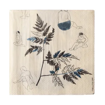 Tovaglioli Saltholmen confezione da 25 - Giallo-grigio - Fine Little Day