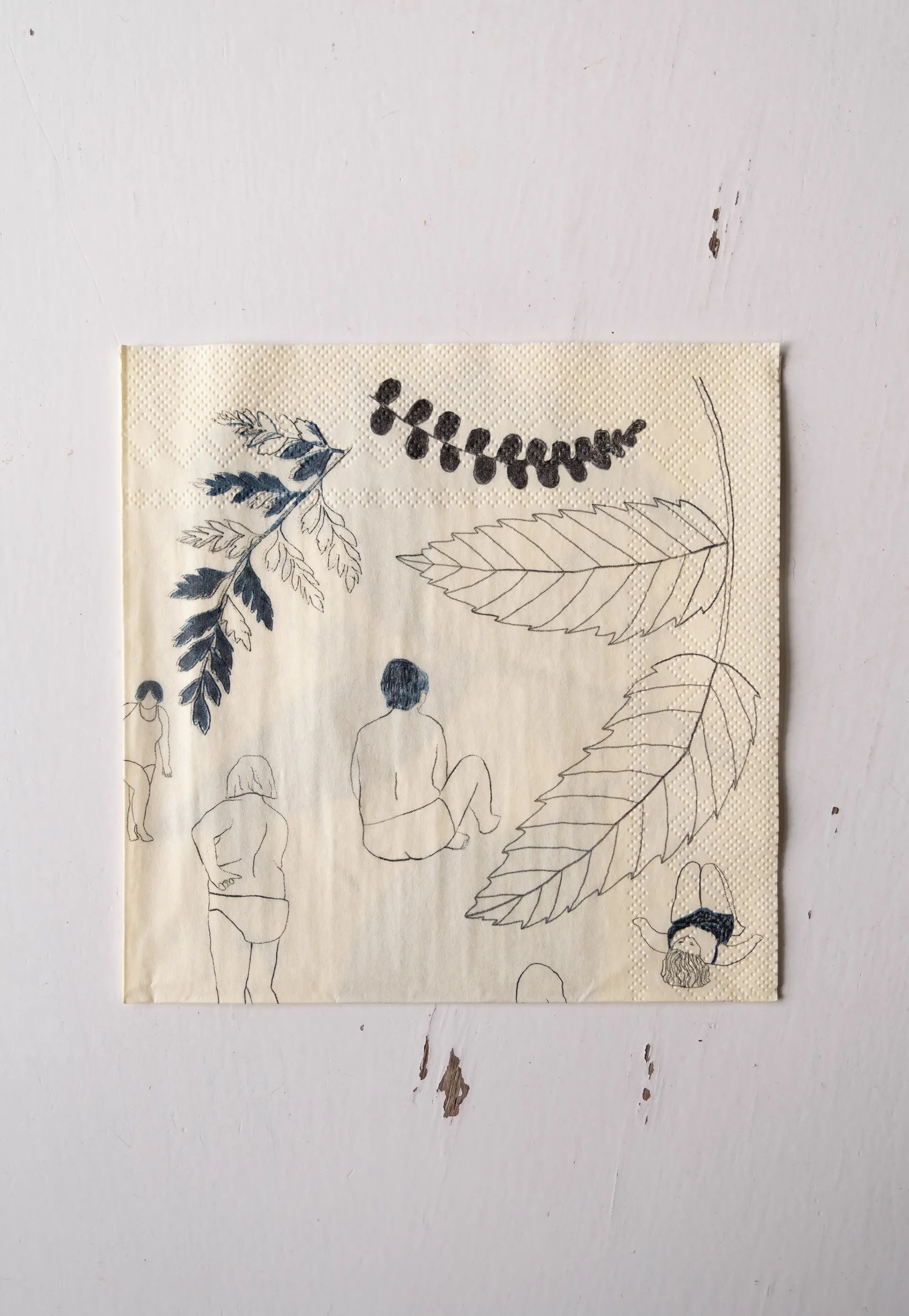 Tovaglioli Saltholmen confezione da 25, Giallo-grigio Fine Little Day