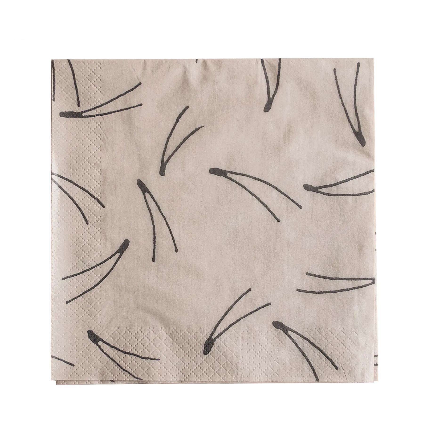 Tovagliolo Barr 33x33 cm confezione da 25, Naturale Fine Little Day