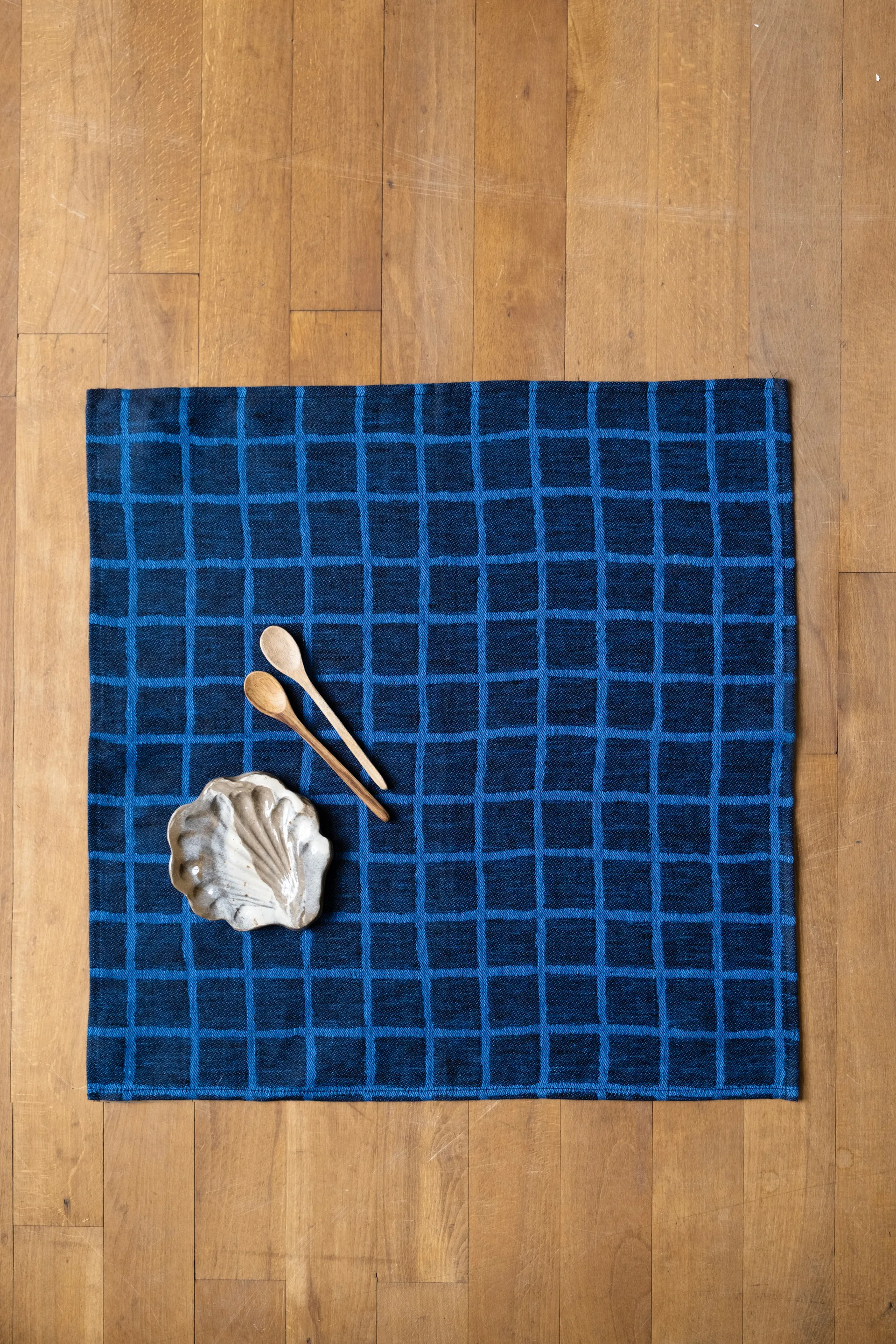 Tovagliolo Rutig in jacquard, confezione da 2, Blu, nero Fine Little Day