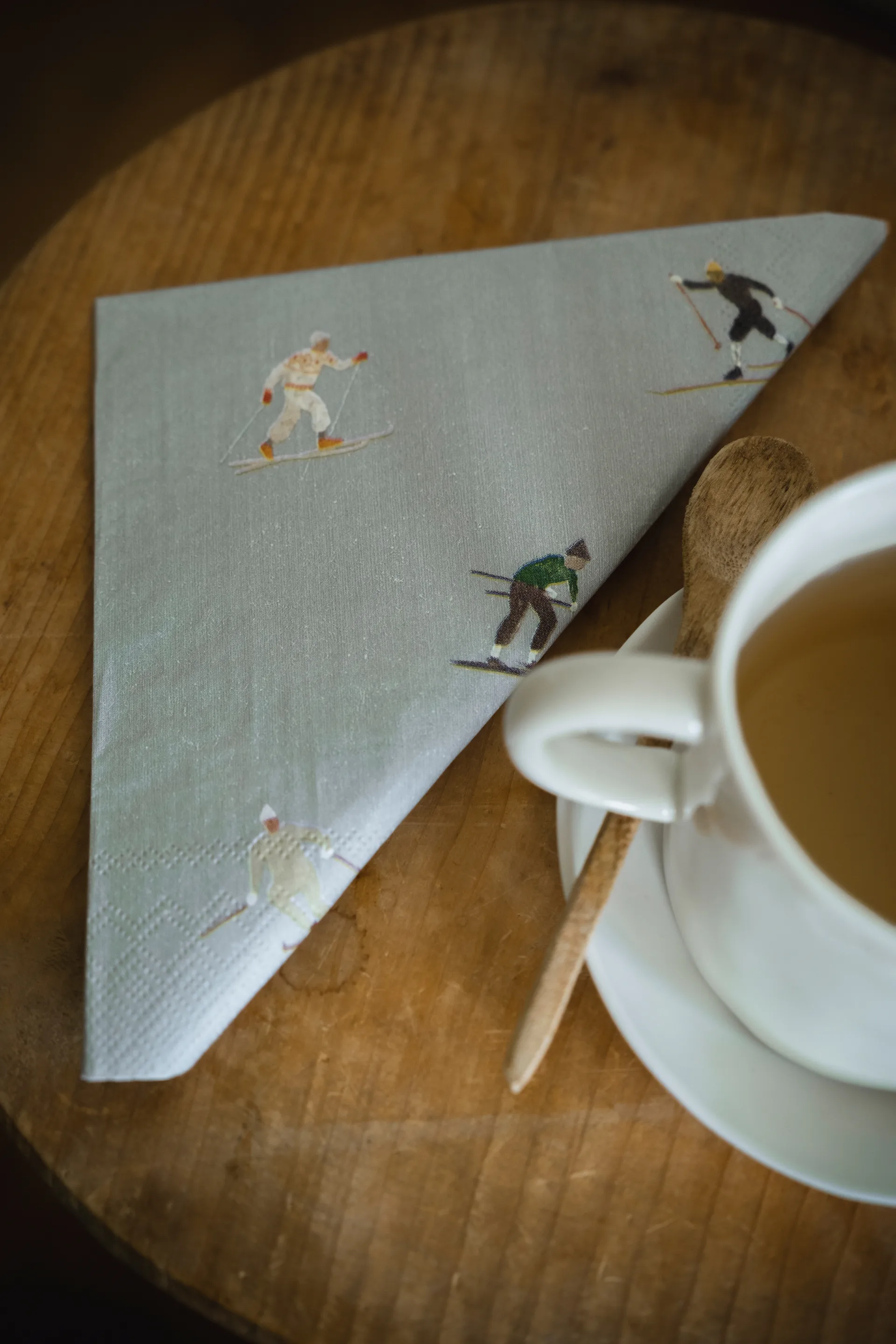 Tovagliolo Skiers, confezione da 25, Grey Fine Little Day