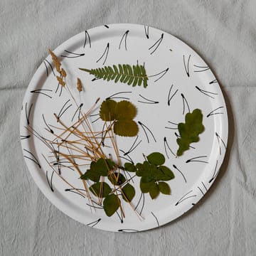 Vassoio Barr Ø 38 cm - Bianco e nero - Fine Little Day