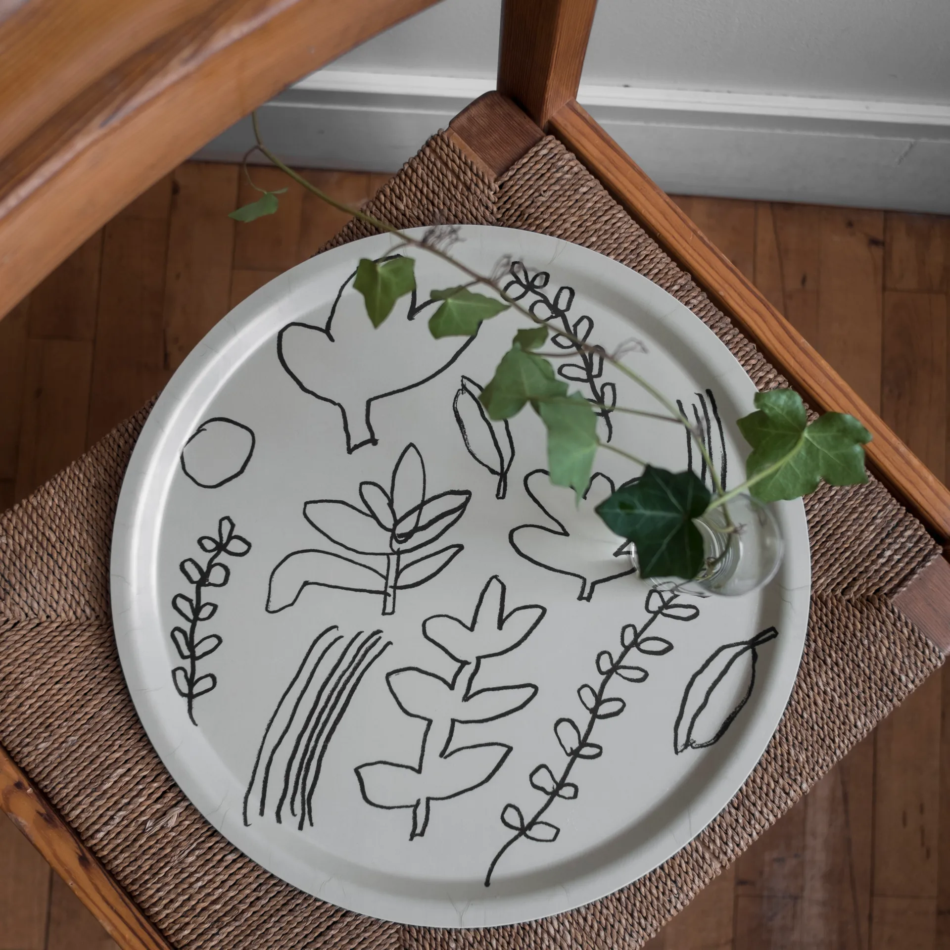 Vassoio Botanic 38 cm, olive Fine Little Day