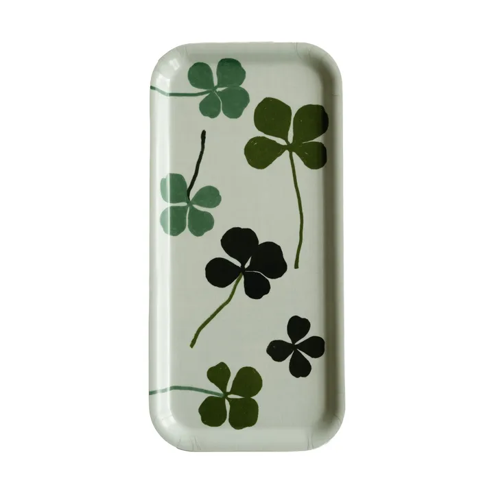 Vassoio Clover - Verde, 13x27 cm - Fine Little Day