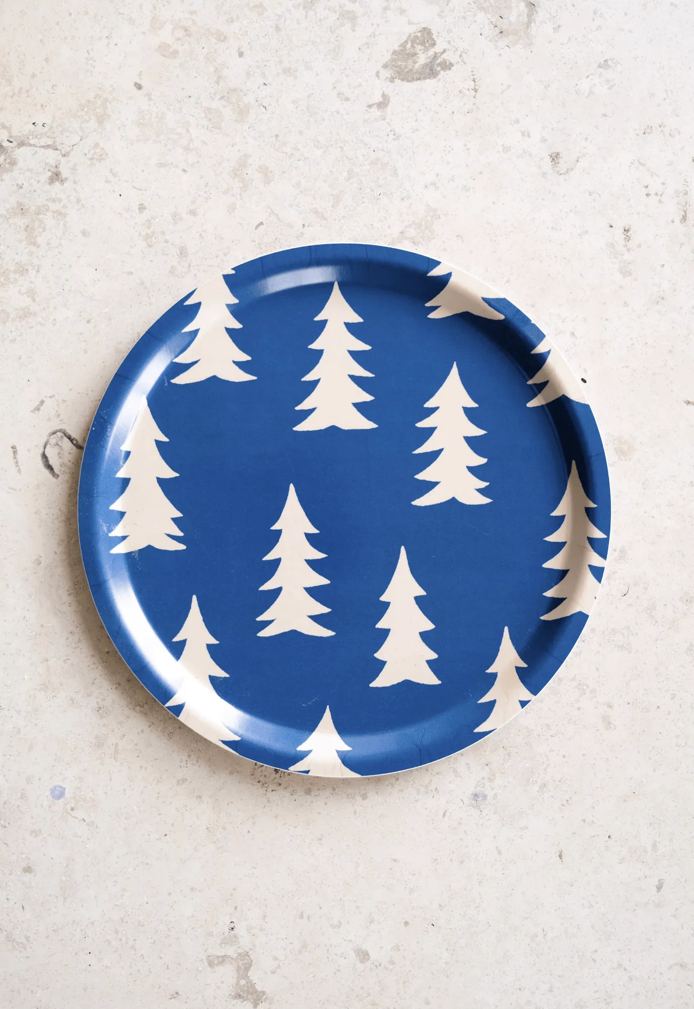 Vassoio Gran, Blu-naturale, Ø31 cm Fine Little Day