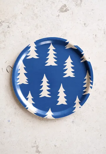 Vassoio Gran - Blu-naturale, Ø31 cm - Fine Little Day