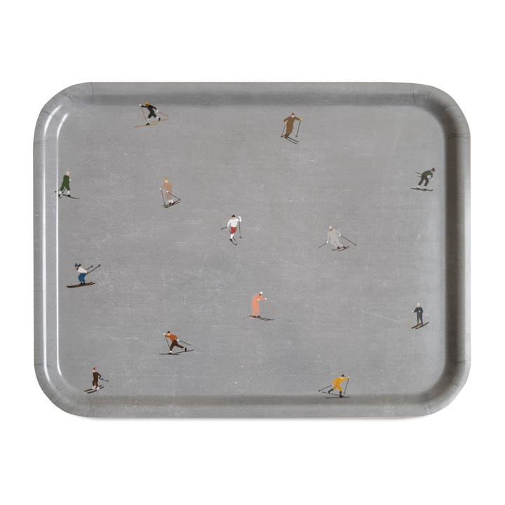 Vassoio Skiers, 33x43 cm - Grigio - Fine Little Day