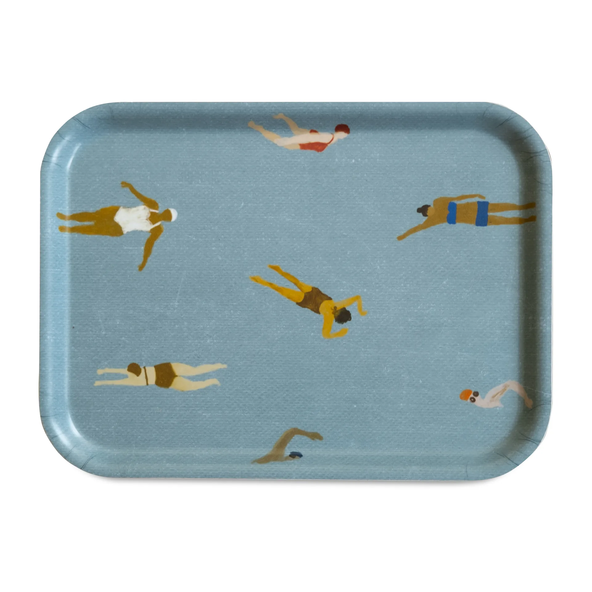 Vassoio Swimmers 20x27 cm, Blu Fine Little Day