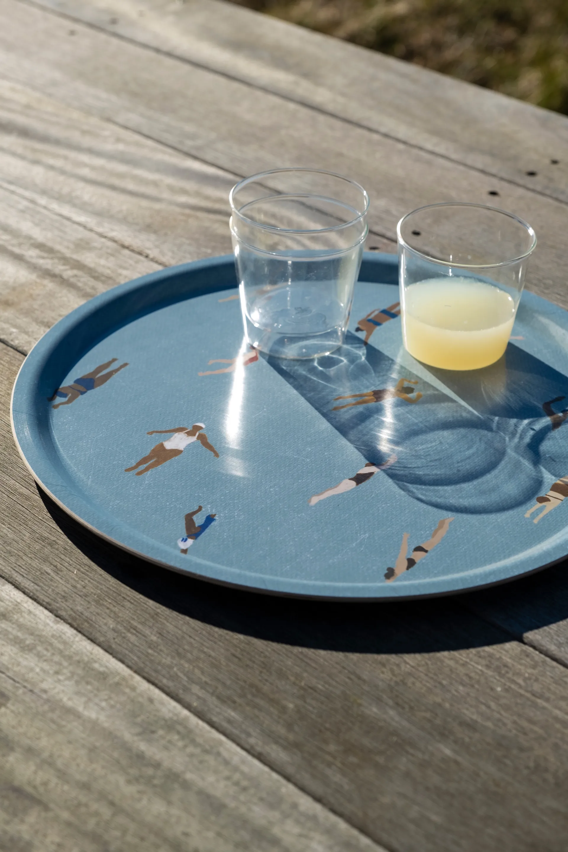 Vassoio Swimmers Ø 38 cm, Beige Fine Little Day