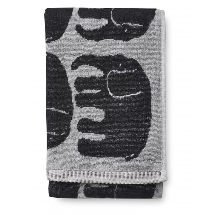 Asciugamano Elefantti 50x70 cm - Nero-grigio - Finlayson