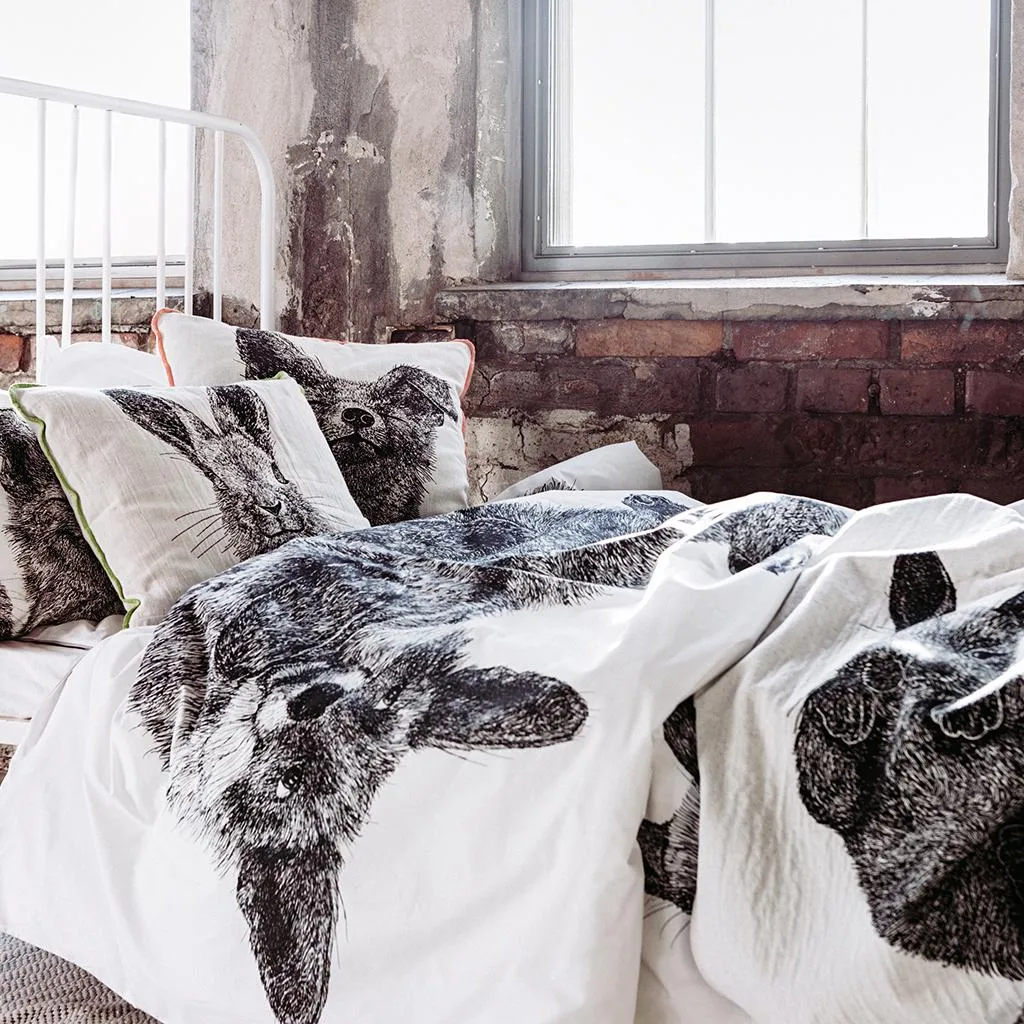 Completo letto Villipedot, nero-bianco Finlayson
