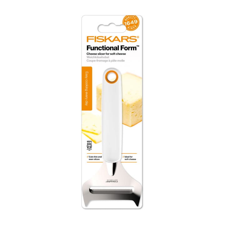 Affettaformaggio per formaggi morbidi Functional Form - Bianco - Fiskars