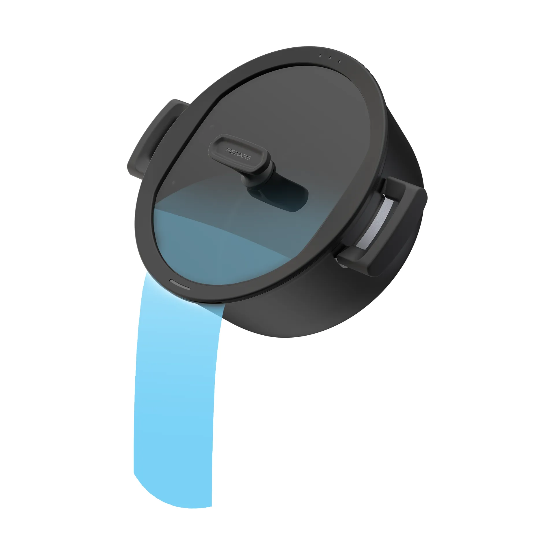 Casseruola Hard Face Ceratec Superior con coperchio, 5 L Fiskars