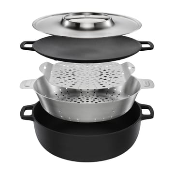 Casseruola Norden Grill Chef in ghisa e acciaio inossidabile - Ø 30 cm - Fiskars