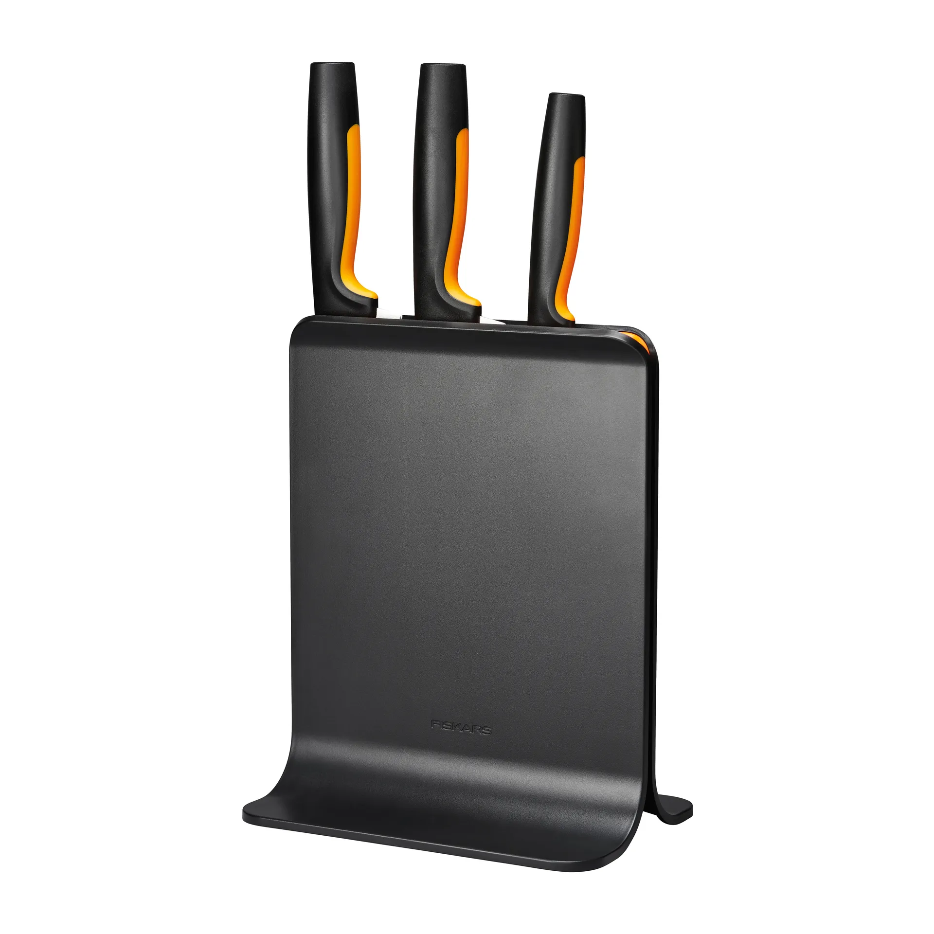 Ceppo per coltelli in plastica Functional Form con 3 coltelli, 4 pezzi Fiskars