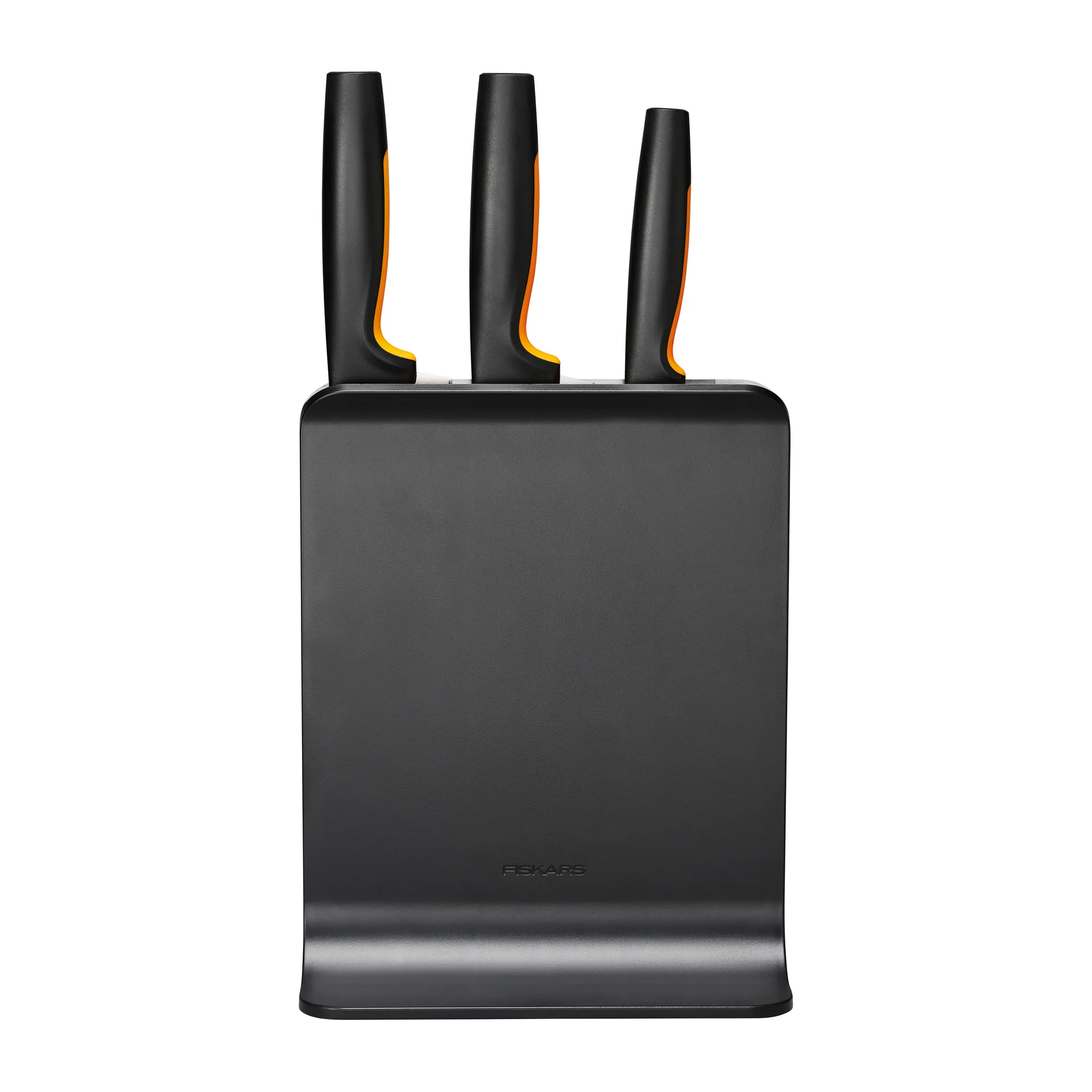 Ceppo per coltelli in plastica Functional Form con 3 coltelli, 4 pezzi Fiskars