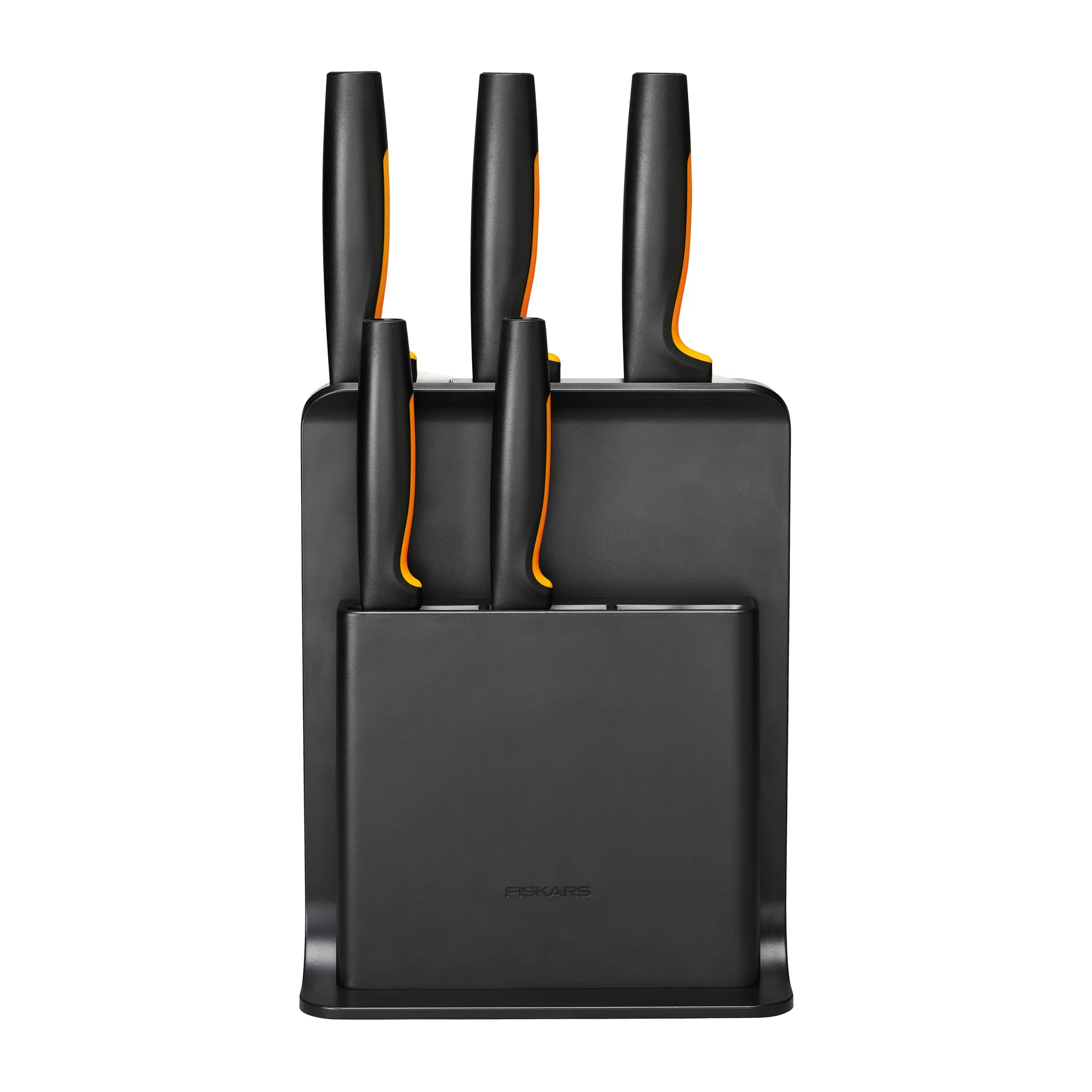 Ceppo per coltelli in plastica Functional Form con 5 coltelli, 6 pezzi Fiskars