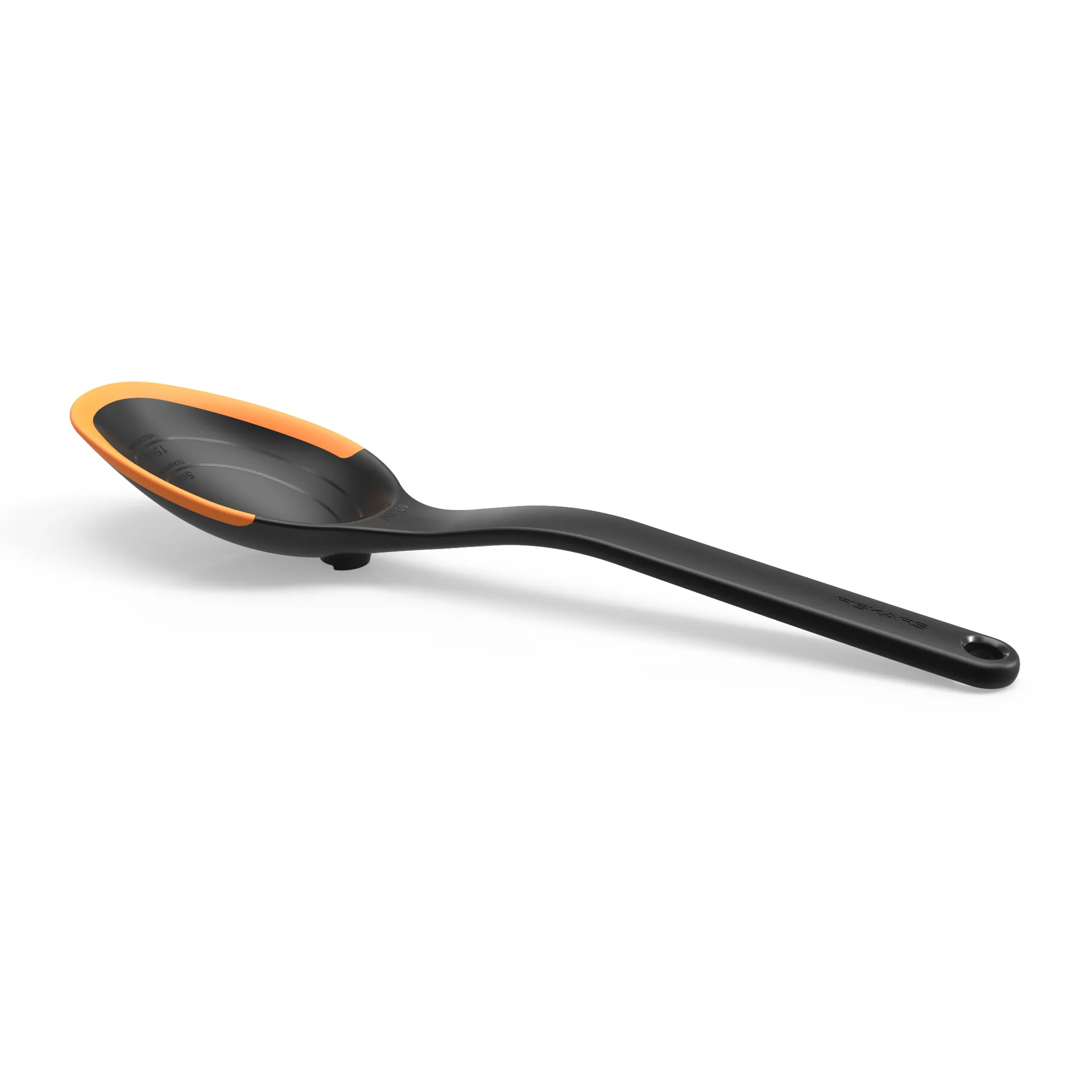 Cucchiaio in silicone Functional Form 29 cm, nero Fiskars