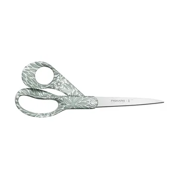 Fiskars x Rörstrand forbici universali - Ostindia Floris piatto verde 21 cm - Fiskars
