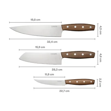 Folken set di coltelli - 3 pezzi - Fiskars