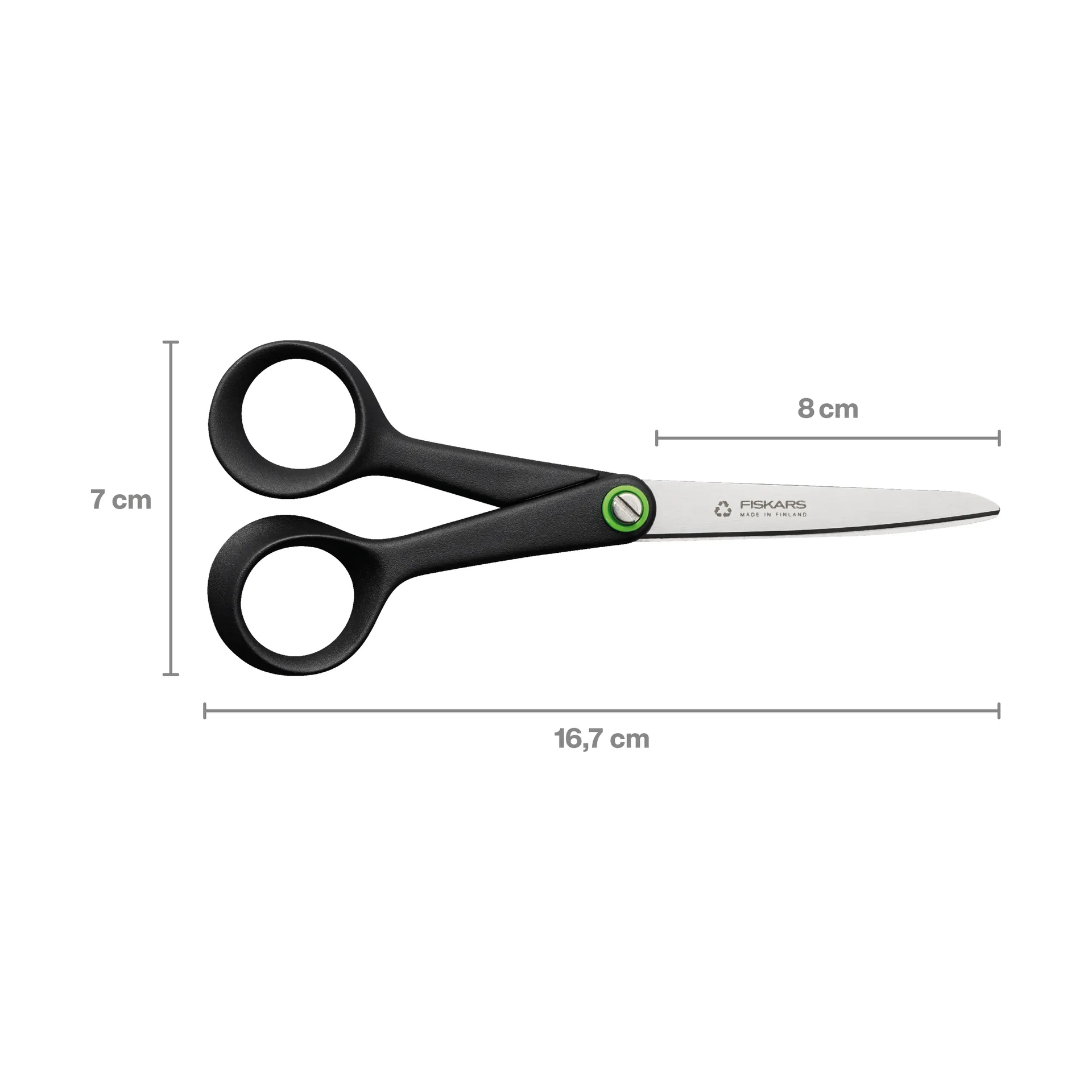 Forbici universali Functional Form 17 cm, Nero Fiskars