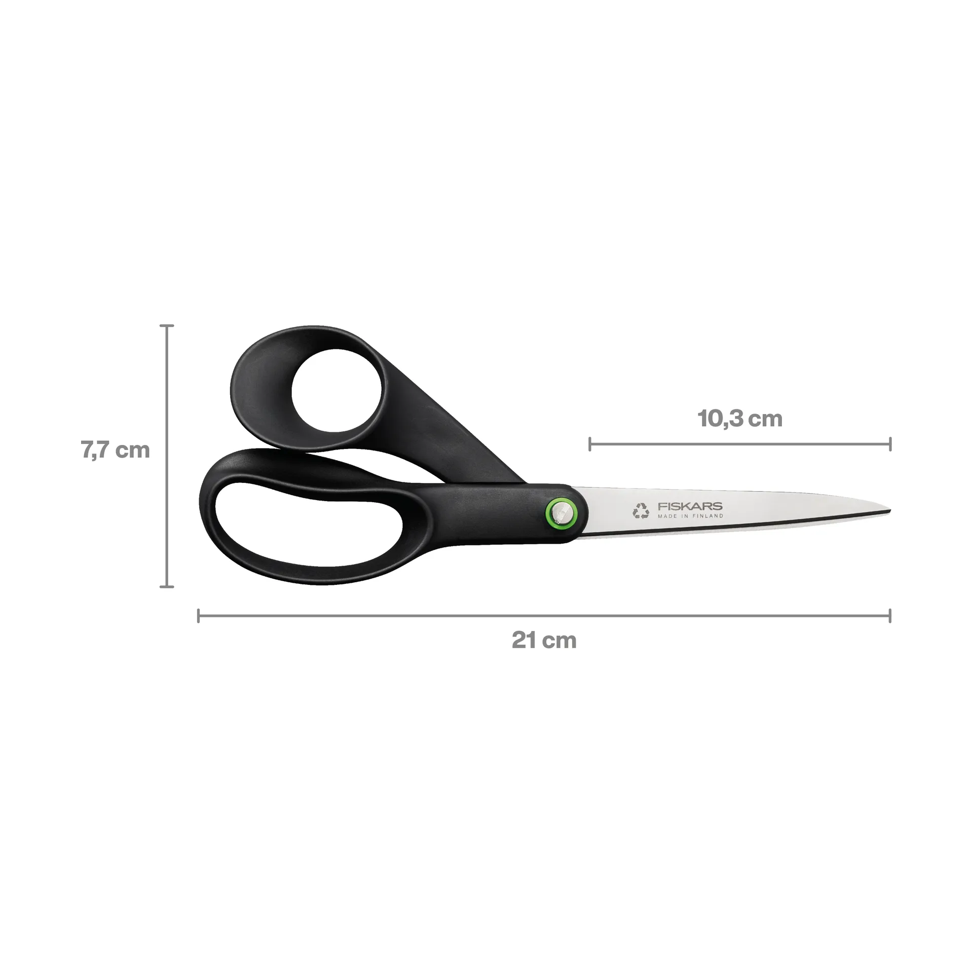 Forbici universali Functional Form 21 cm, Nero Fiskars