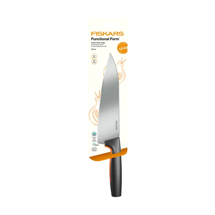 Functional Form coltello da chef - Grande, in acciaio inox - Fiskars