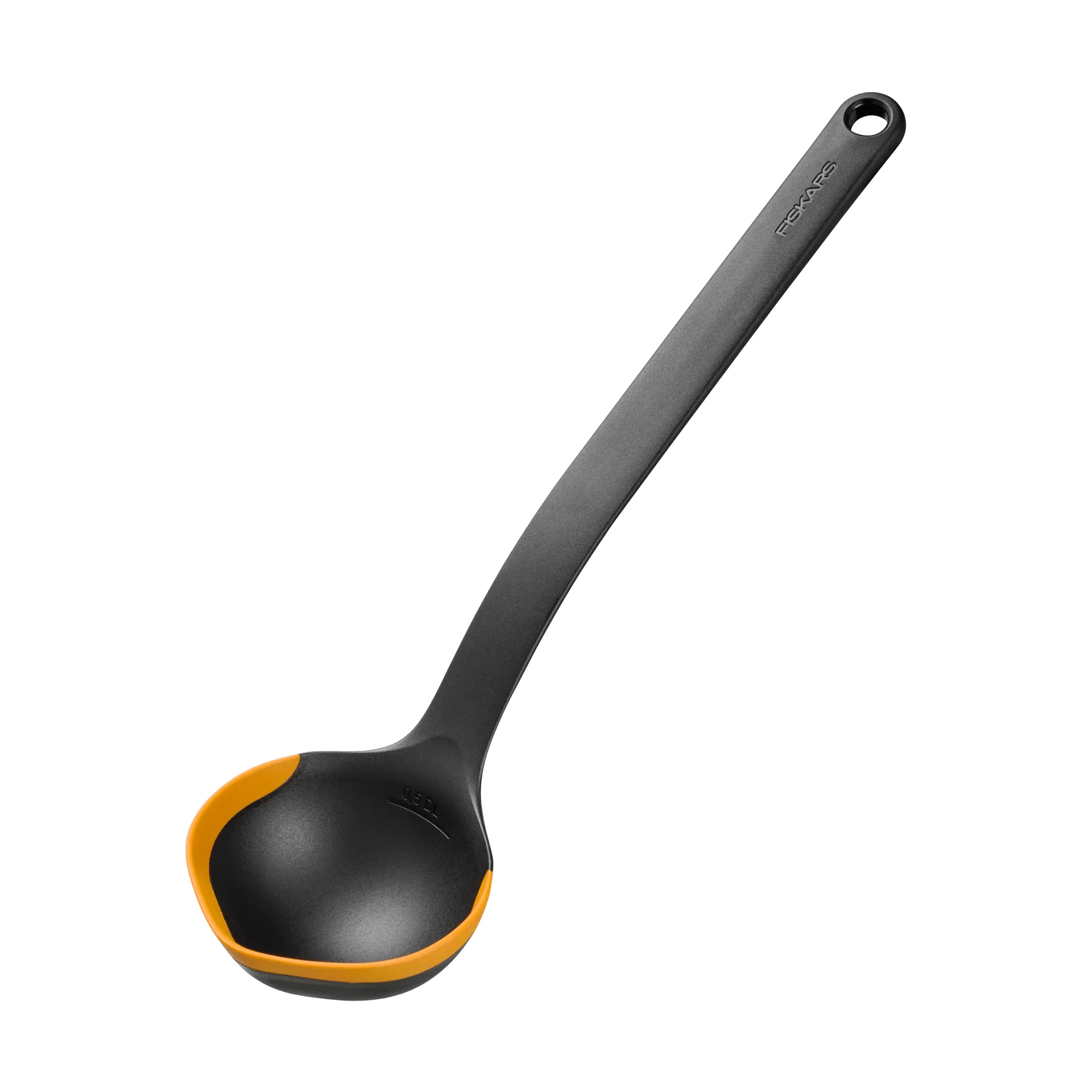 Functional Form mestolo, Nero-arancione, 36,2 cm Fiskars