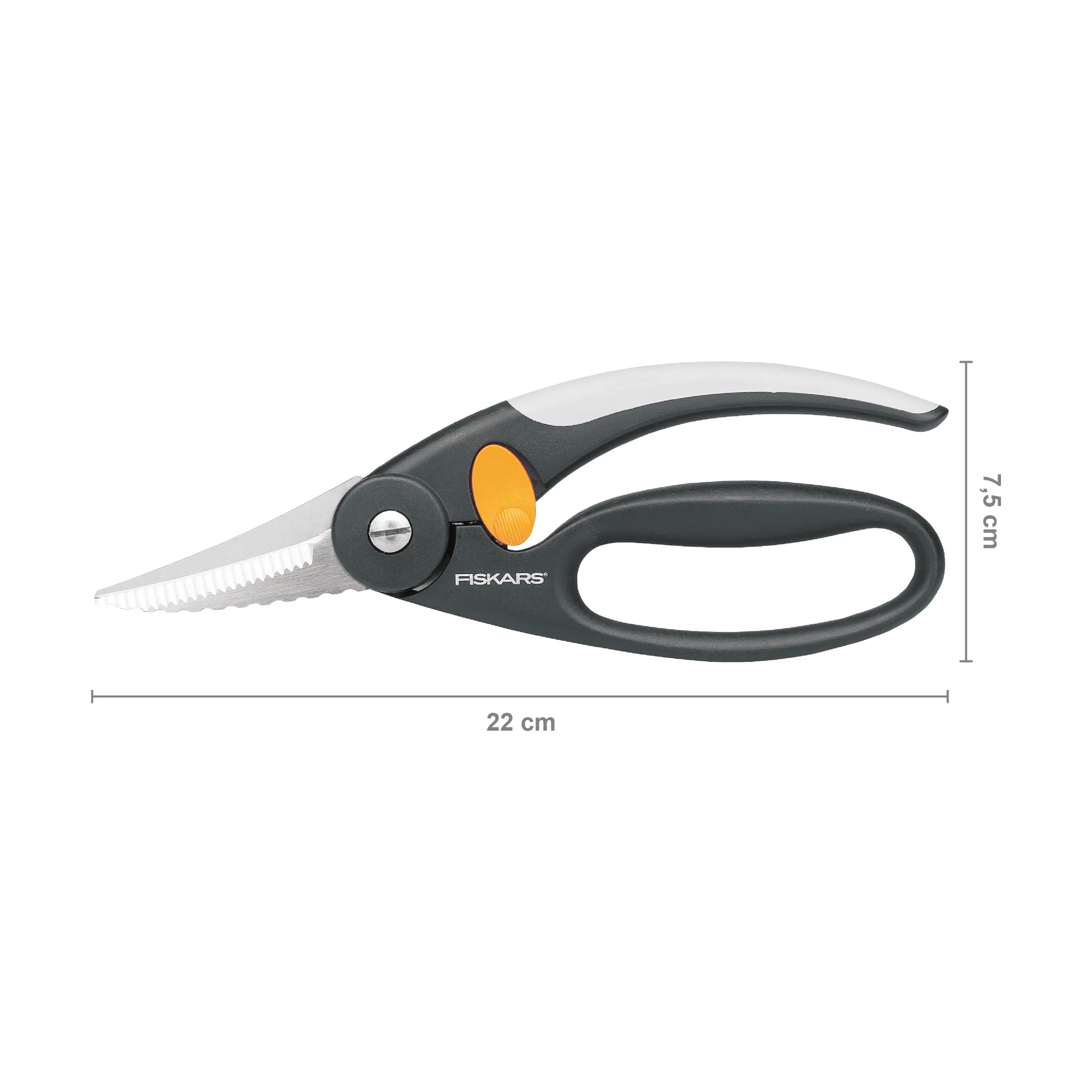 Functional Form renew forbice per pesce, 22 cm Fiskars