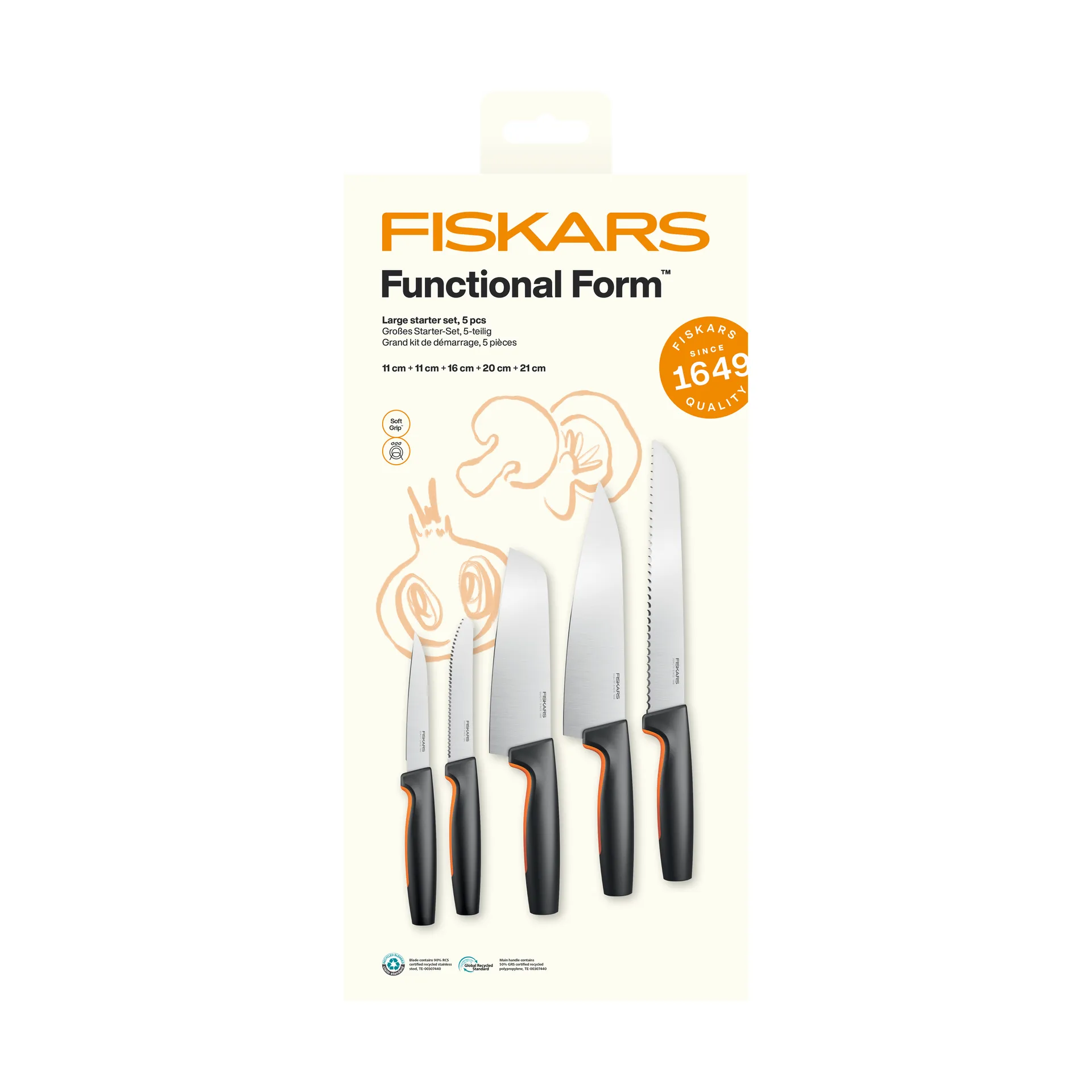 Functional Form set di coltelli, Grande Fiskars