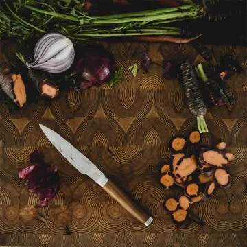 Norden coltello da chef + coltello per verdure set di coltelli 2 pezzi - Acciaio inossidabile-betulla - Fiskars